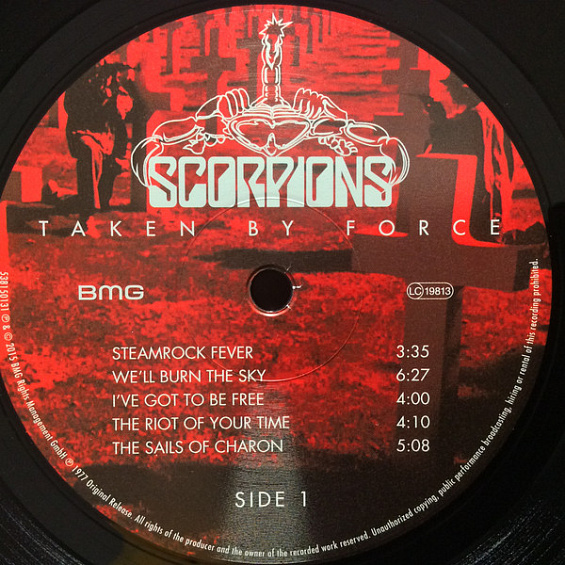 Scorpions - Taken By Force/ Vinyl, 12"+ CD [50th Anniversary Limited ...