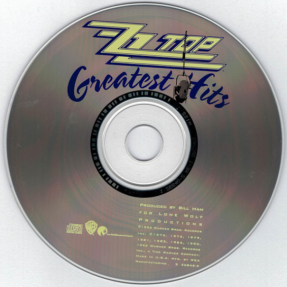 ZZ Top "Greatest Hits". ZZ Top Greatest Hits 1992.