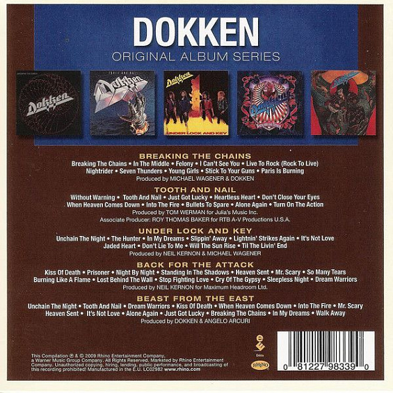 Dokken Original Album Series/ 5CD [Box Set][Cardboard Sleeve (mini LP